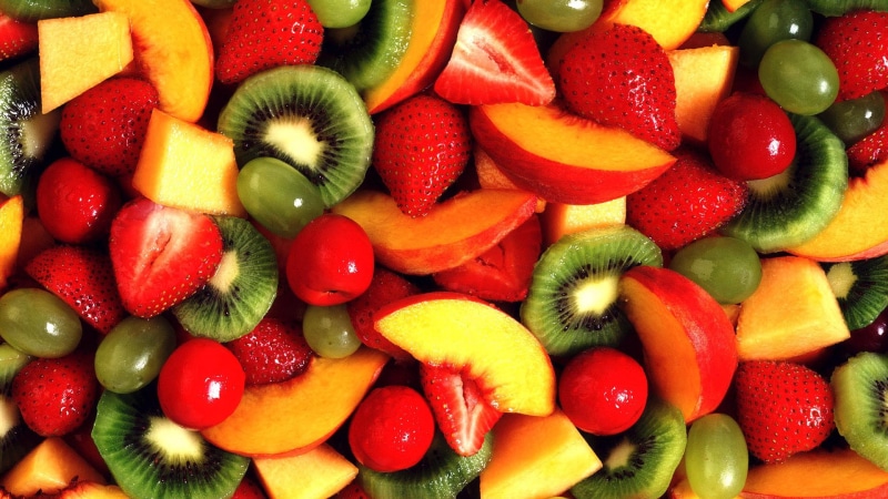 fruit, strawberry, 1080P, fresh, hd, kiwi