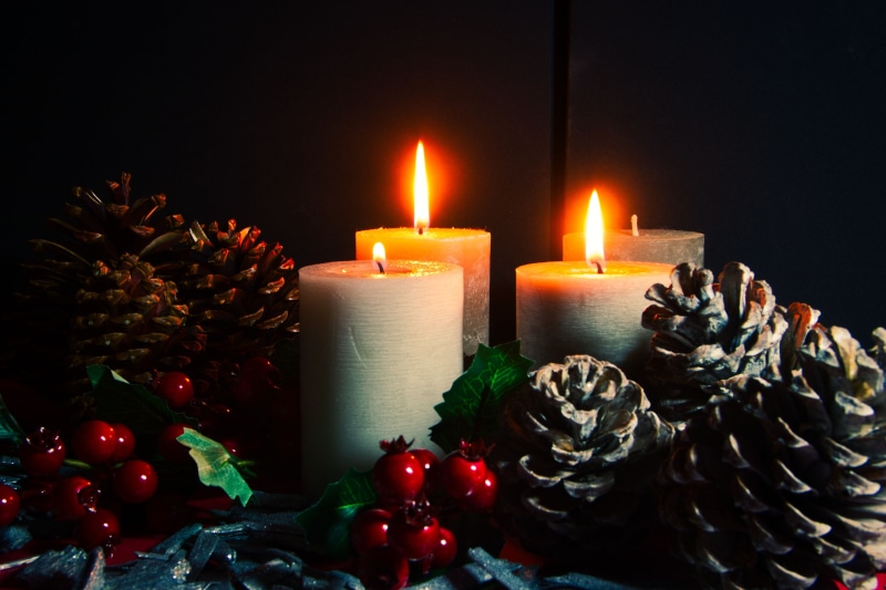 light, third advent, christmas time, close-up, tap, celebration, candle, no people, advent wreath, flame, holiday, heat - temperature, candles, nature