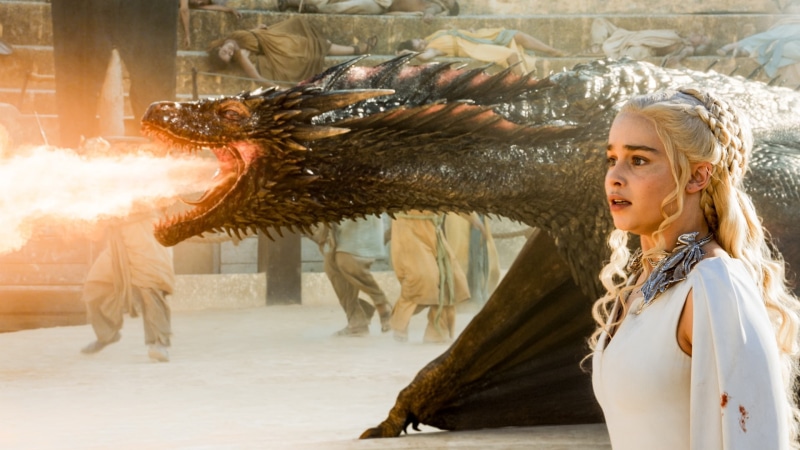 1080P, emilia clarke, daenerys targaryen, Movies, tv series, game of thrones, dragon