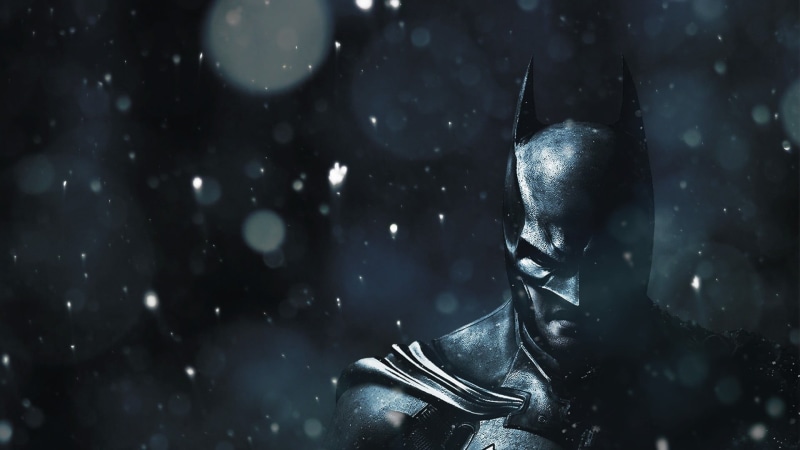 snowing, comics, day, video games, Batman, dc, art and craft, representation, human representation, digital art, focus on foreground, The Dark Knight, 1080P