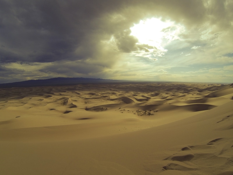 scenics - nature, desert, tranquility, arid climate, no people, sky, dunes, landscape, sand, gobi desert, mongolia, travel, nature, non-urban scene, sand dune
