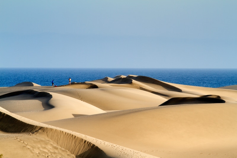 outdoors, canary islands, gran canaria, travel Destinations, horizon, tranquility, vacations, dunes, water, no People, beauty in nature, scenics - nature