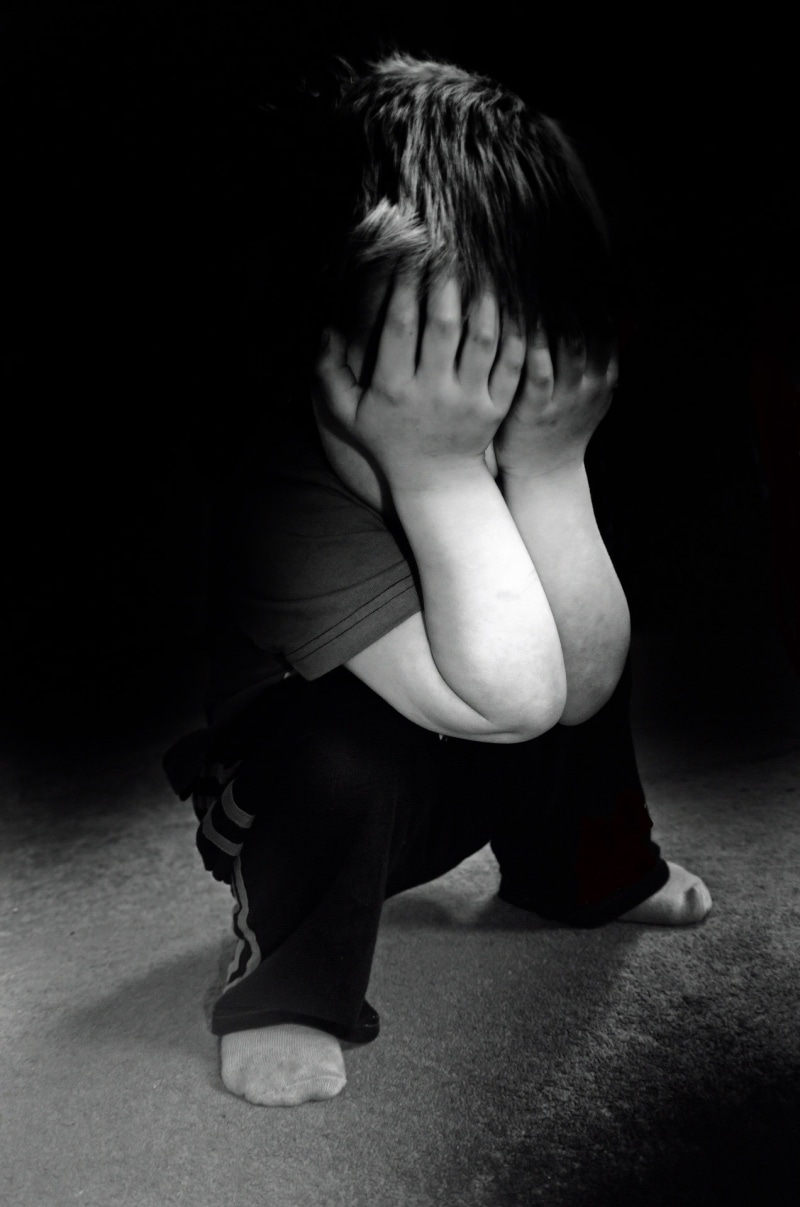 males, obscured face, 1080P, sitting, contemplation, sad, women, white, boys, emotion, solitude, depression - Sadness, sadness, flooring, photo, child