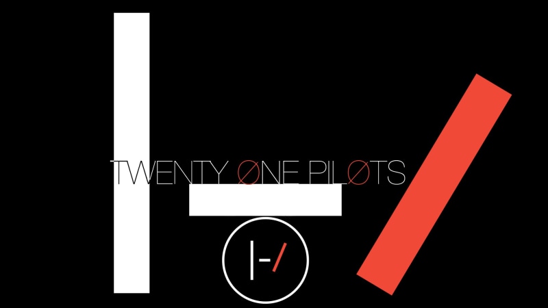 minimalism, simple background, logo, Twenty One Pilots, typography, 1080P, band, music