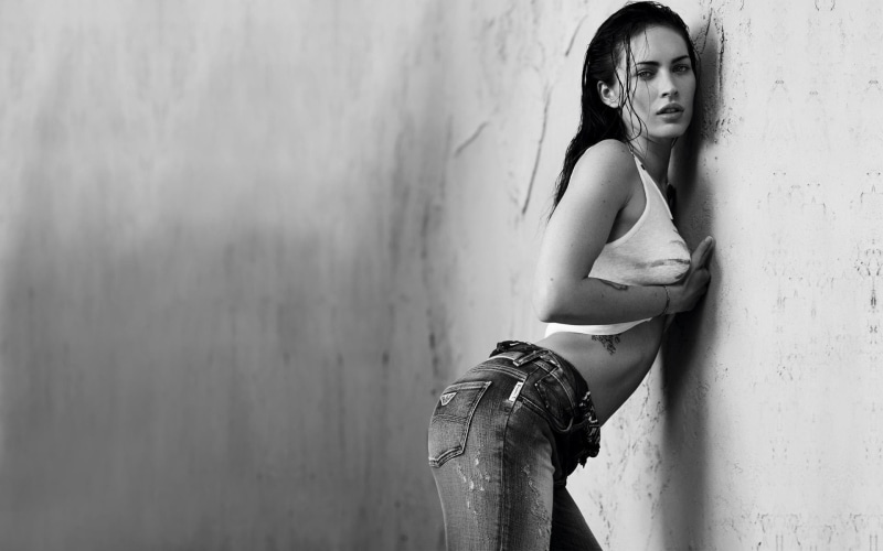 Megan Fox, Walls, megan, look, fox, tattoos, actress, 1080P, hd