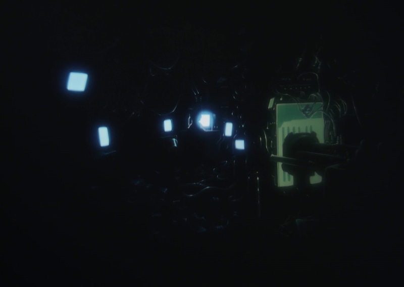 built structure, night, 720P, light, illuminated, connection, electricity, architecture, Lain Iwakura, electric lamp, no people, nature, Serial Experiments Lain