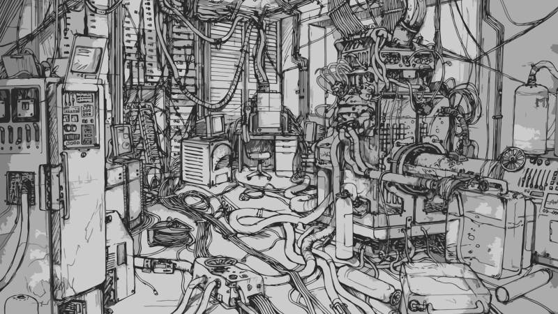 day, built Structure, drawing - Art Product, sketch, city, wall - building feature, no people, close-up, high angle view, complexity, architecture, vector
