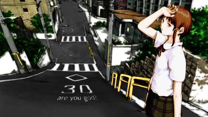 adult, transportation, street, three quarter length, day, real people, architecture, communication, one person, anime girls, outdoors, sign, leisure activity