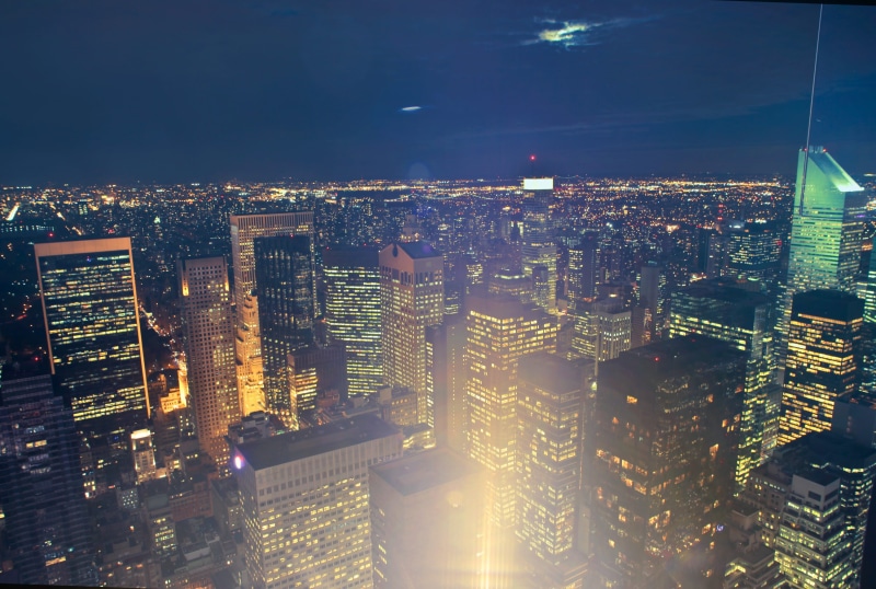 town, Night, financial district, high angle, district, city, corporate, crowded, lit up, angle, tower, urban, building exterior, design, york, modern, new york city