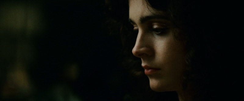 body part, one person, sadness, grief, hopelessness, 1080P, solitude, Sean Young, film stills, human body part, contemplation, dark, headshot, human face