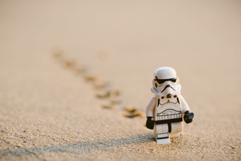star, lego, miniature, black, land, one person, beach, full length, journey, nature, on the move, people, 5K, white, cereal plant, outdoors, plastic, solitude