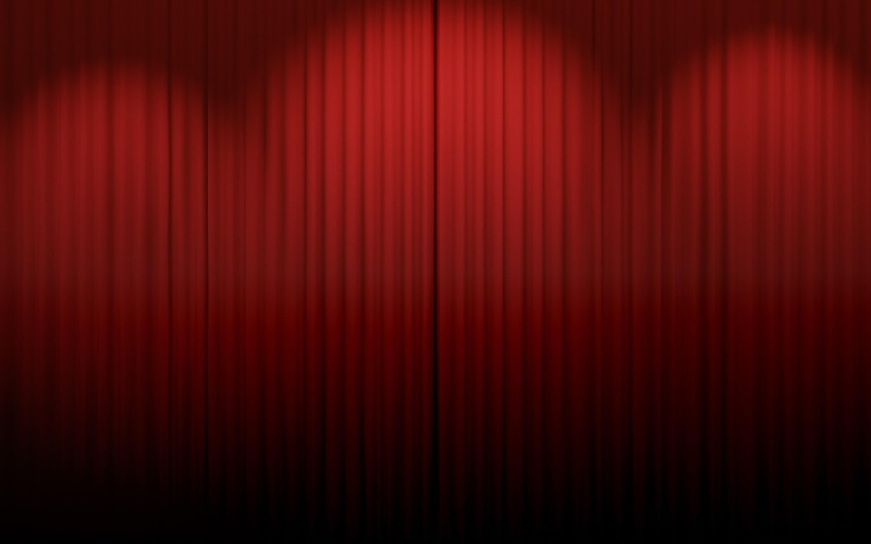 pleated, red, abstract, fabric, 2560x1600, 2K, curtain, curtains