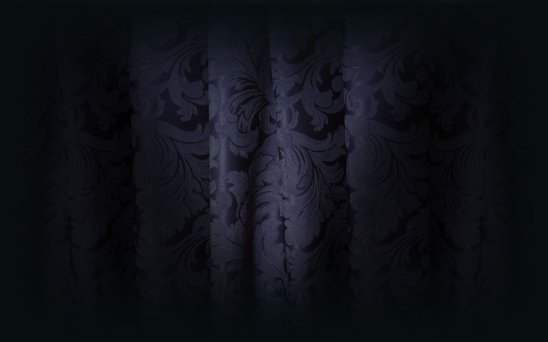 repetition, copy space, textile, ornamented, design, dark, textured, vignette, floral pattern, black color, studio shot, shadow, backgrounds, curtain, close-up