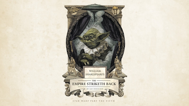 history, representation, statue, Yoda, curtains, black, Star Wars, low angle view, outdoors, text, camouflage, the past, craft, vest, male likeness, sculpture