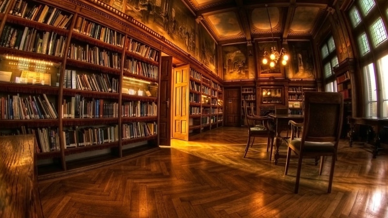 seat, wooden, chair, fisheye lens, indoors, publication, framed, antique, flooring, electric lamp, brown, no people, wood - material, cabinet, illuminated