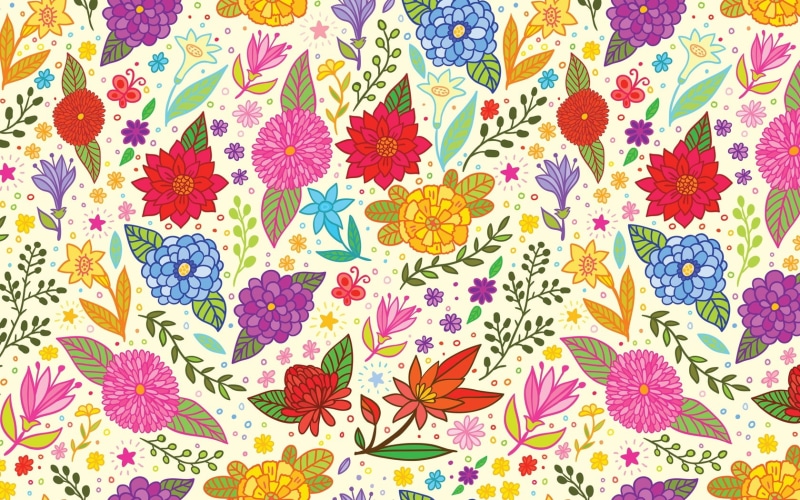 repetition, illustration, textured, season, yellow, old-fashioned, green, background, creativity, decoration, artwork, floral Pattern, art, bright, nature