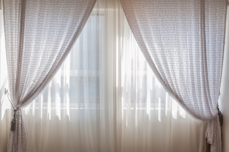 nature, 4K, window, domestic Room, elegance, pattern, building, indoors, no people, architecture, hotel, built structure, curtain, light, interior, bed