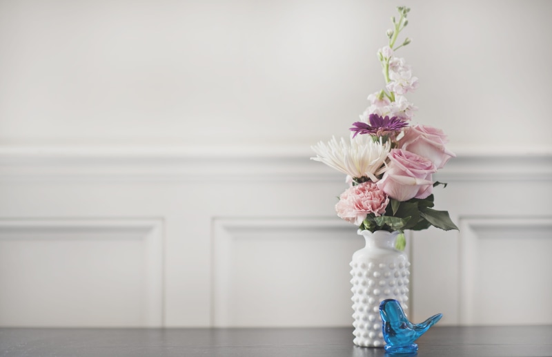 4K, carnation, wall, close-up, indoors, beauty in nature, flowers, vase, rose, flower arrangement, day, vulnerability, plant, flower head, focus on foreground