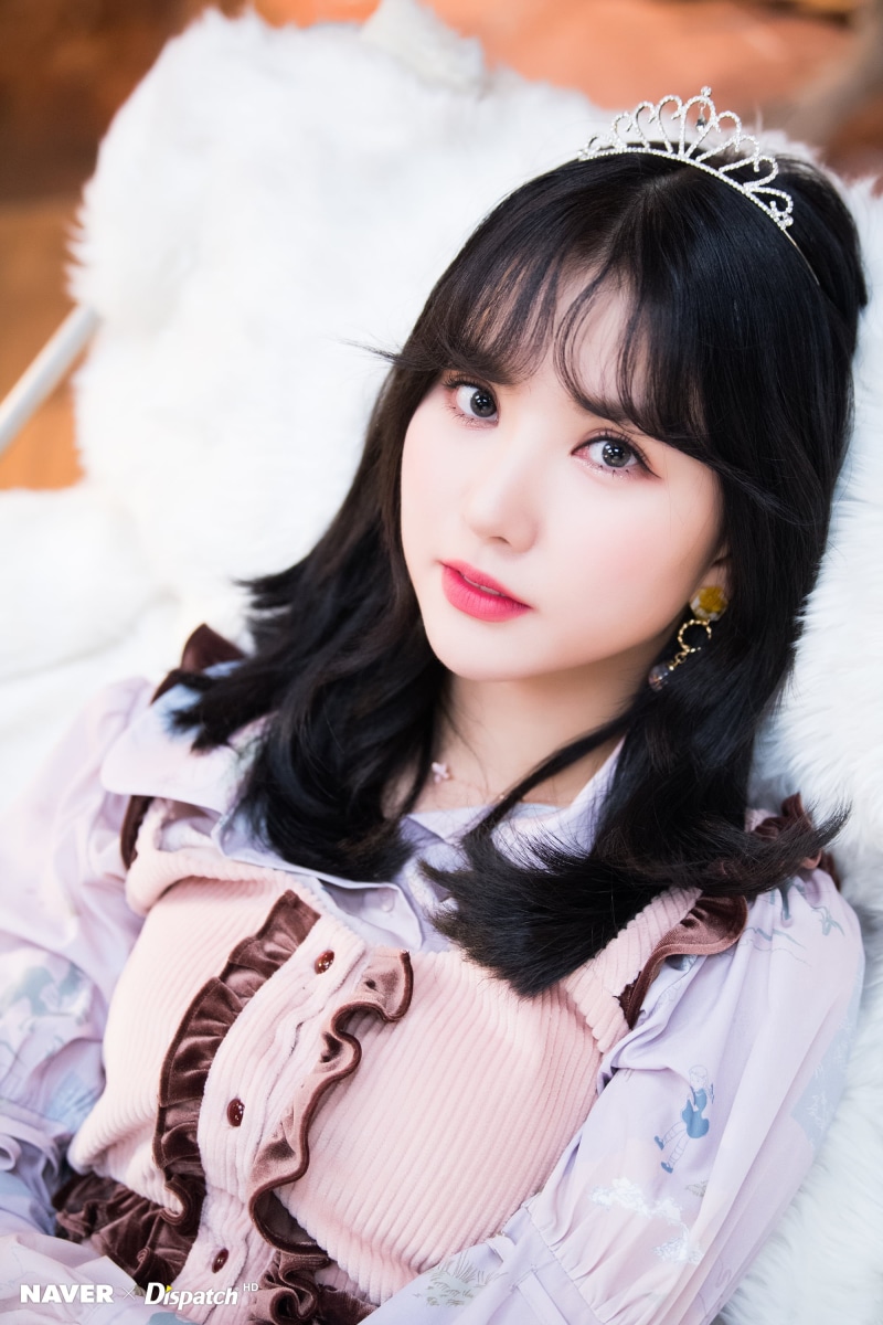 Eunha, women, face, K-pop, dark hair, Gfriend, makeup, Asian, 2K