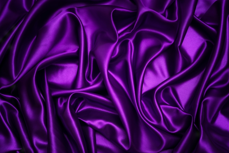 curve, full frame, textured, indoors, material, vibrant color, no people, rippled, sheet, dark, wealth, softness, abstract, cover, bright, pattern, purple