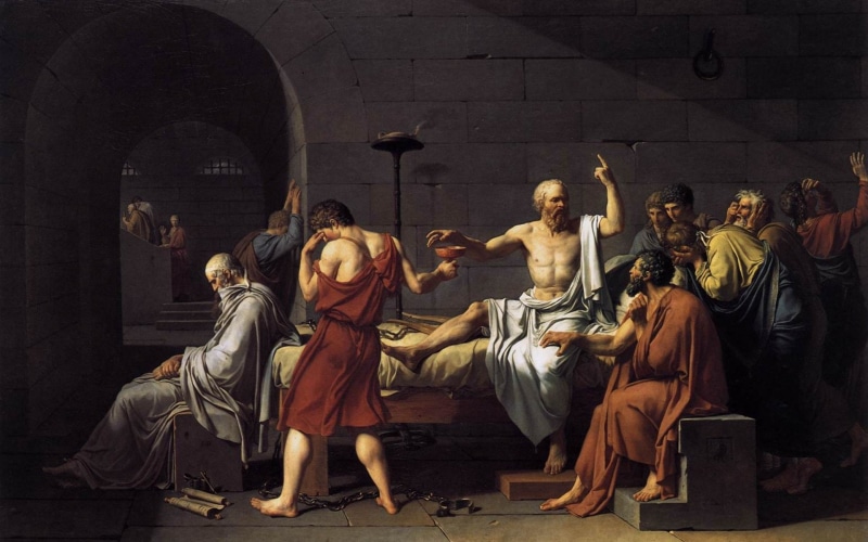 socrates, 1080P, jacques louis, david, death, paintings