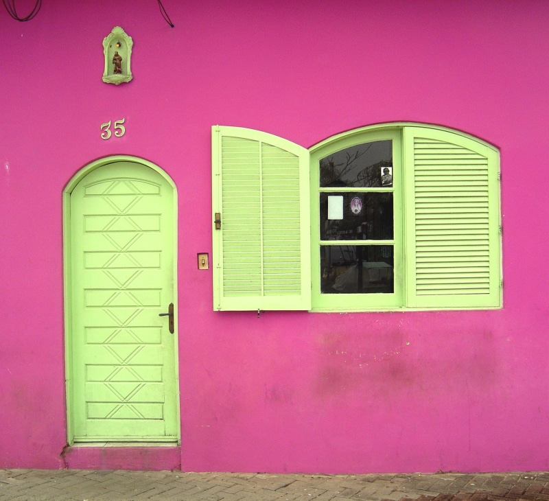 house, safety, purple, old, shutter, window, estate, exterior, Pink, day, wall, apartment, entrance, House, design, old-fashioned, Home, front, pink color