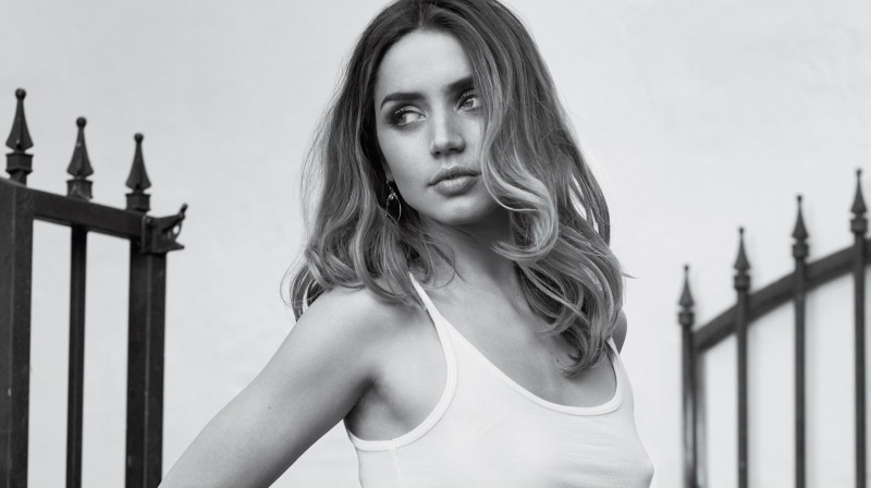 women, monochrome, Ana de Armas, 720P