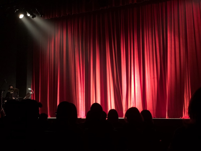 stage light, show, stage theater, performance, waiting, people, crowd, theatrical performance, performing arts event, audience, theater, dark, lights, silhouettes