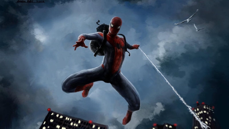 man, spider, hd, 1080P, comics, spiderman
