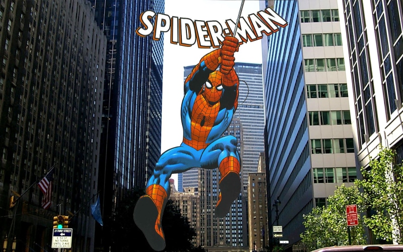 cartoon/comic, hd, 720P, spider, spiderman, man