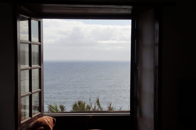 sky, day, indoors, beauty in nature, glass, contemplation, horizon over water, 5K, holiday, ocean, sea view, Tenerife, transparent, open, scenics - nature