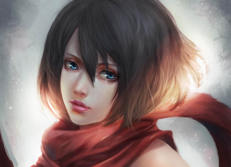 front view, close-up, human face, young women, anime girls, women, lifestyles, young adult, headshot, long hair, human hair, beautiful people, artwork