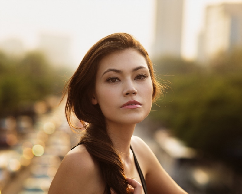 smiling, people, beautiful, 5K, young Women, one Woman Only, outdoors, lifestyles, brown Hair, summer, one Person, young Adult, portrait, females, women
