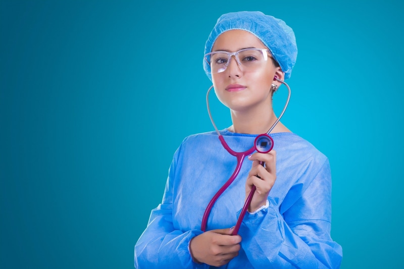 clothing, medicine, healthcare and medicine, professional, women, young adult, nurse, woman, young women, young, 1080P, teenager, hospital, looking at camera