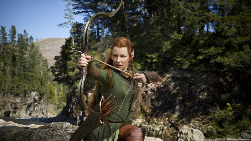 arrow, movies, bow, 1080P, lord, hd, elf, the, lilly, rings, hobbit, evangeline