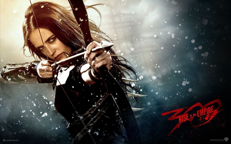 eva green, arrow, spartans, 300 Spartans: Rise of an Empire, empire, bow, 300: Rise of an empire, rise, artemisia, 1080P