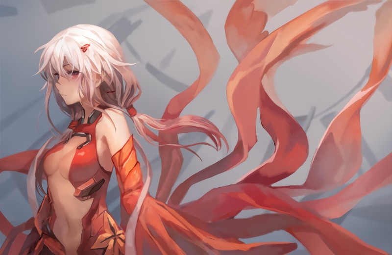 Yuzuriha Inori, beauty, art and craft, women, anime, young adult, 4K, anime girls, young women, indoors, representation, day, close-up, focus on foreground