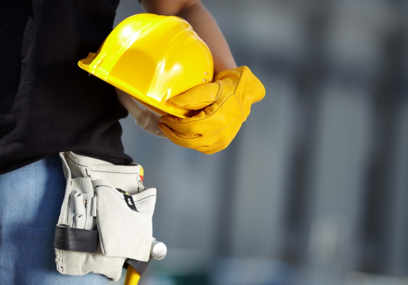 plan, work Helmet, hard, hardhat, midsection, professional Occupation, protection, jeans, day, people, men, close-up, planning, working, arm, yellow, helmet