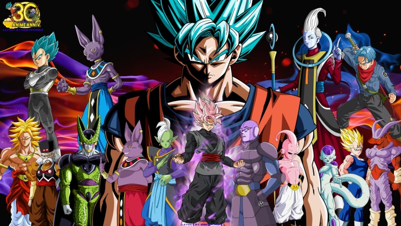 fantasy, Goku, SSR Black, traditional Festival, Whis (Dragon Ball), Champa (Dragon Ball), mask - Disguise, carnival, costume, Dragon Ball Super, Frieza (Dragon Ball)
