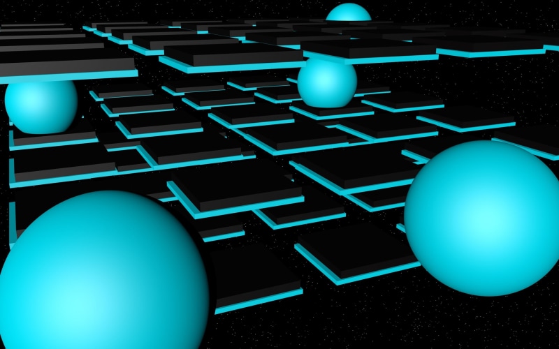 illustratio, technology, ball, no people, close-up, computer, computer equipment, blue, n, black background, keyboard, night, computer key, illuminated