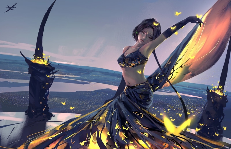 fantasy art, 720P, WLOP, Ghostblade