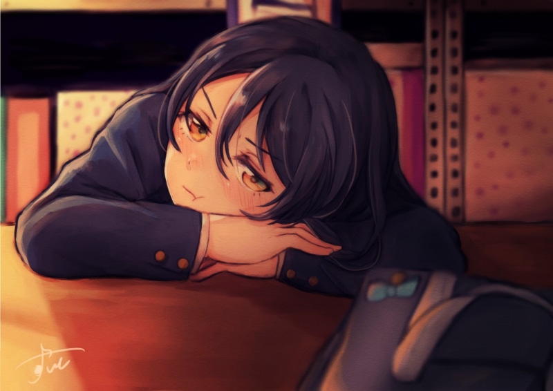 Sonoda Umi, anime, Love Live!, anime girls, sadness, 720P