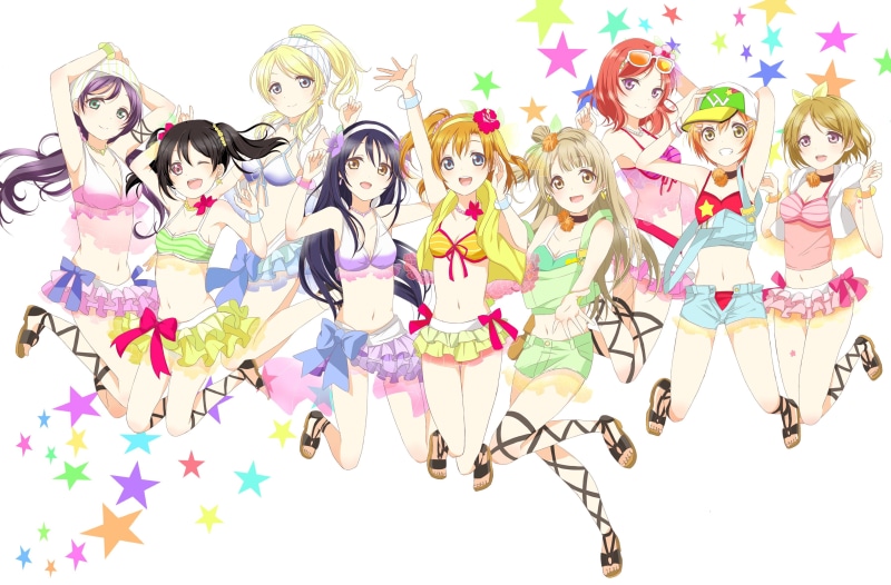 group of people, child, Koizumi Hanayo, blue, Yazawa Nico, front view, multi colored, adult, textile, childhood, girls, females, choice, green, variation