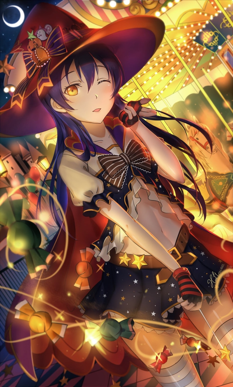 shape, celebration, anime, close-up, confetti, amusement park, full frame, music, Love Live!, no people, 1080P, indoors, backgrounds, event, illuminated