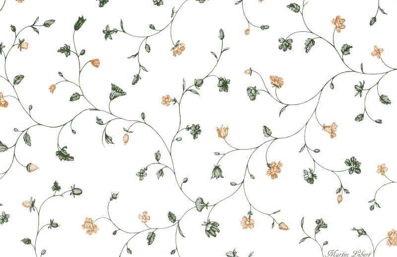 seamless, petaled, no people, floral Pattern, elegance, texture, repetition, flowering plant, leaf, springtime, abstract, tree, green, plant, botany, risunok