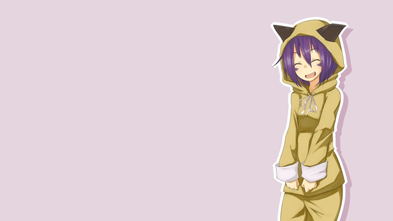 nightmare, merry, hair, animal, purple, ears, yumekui, pajamas, fang, tagme, 1080P