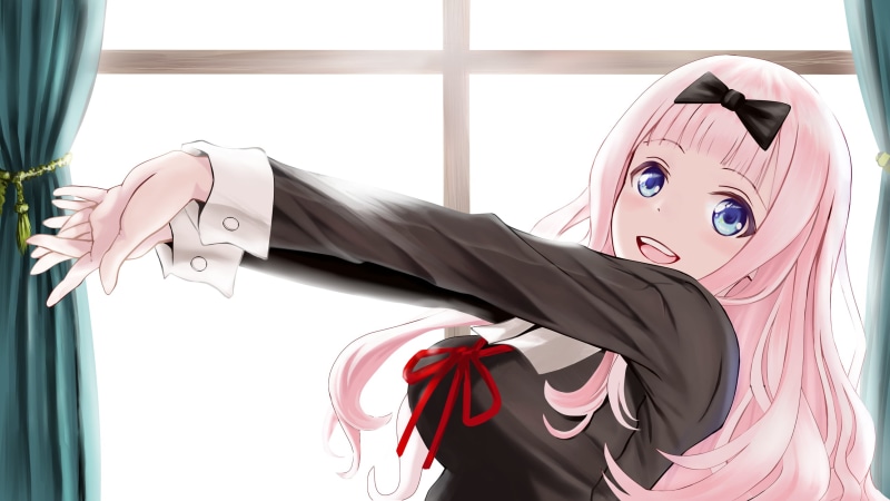 Chika Fujiwara, Kaguya-Sama: Love is War, 2K, school uniform, pink hair, anime girls