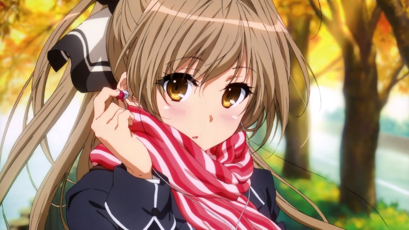 leisure activity, real people, sunlight, representation, anime girls, lifestyles, innocence, focus on foreground, nature, mask, fashion, Amagi Brilliant Park