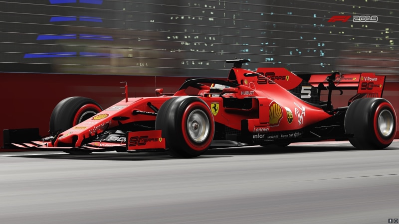 Video Game, F1 2019, Race Car, Ferrari SF90, 2K
