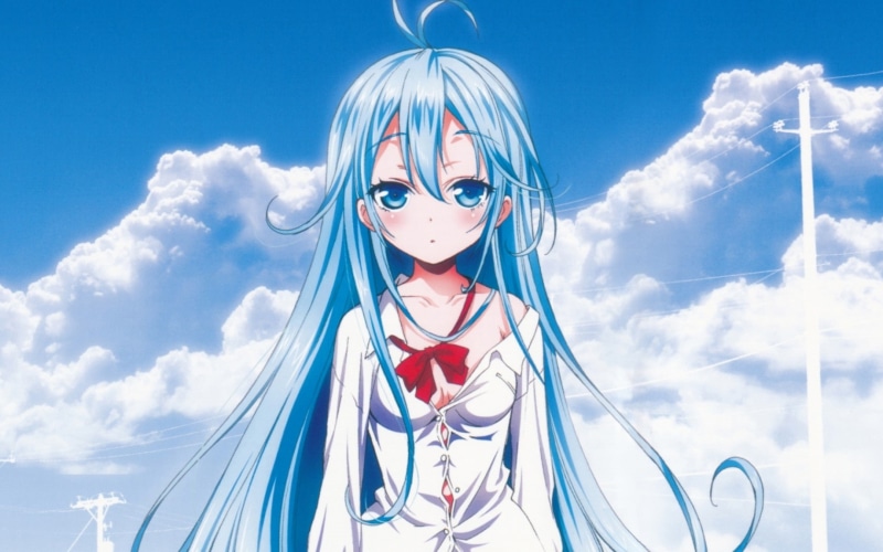 anime, Touwa Erio, anime girls, 720P, Denpa Onna To Seishun Otoko, sky